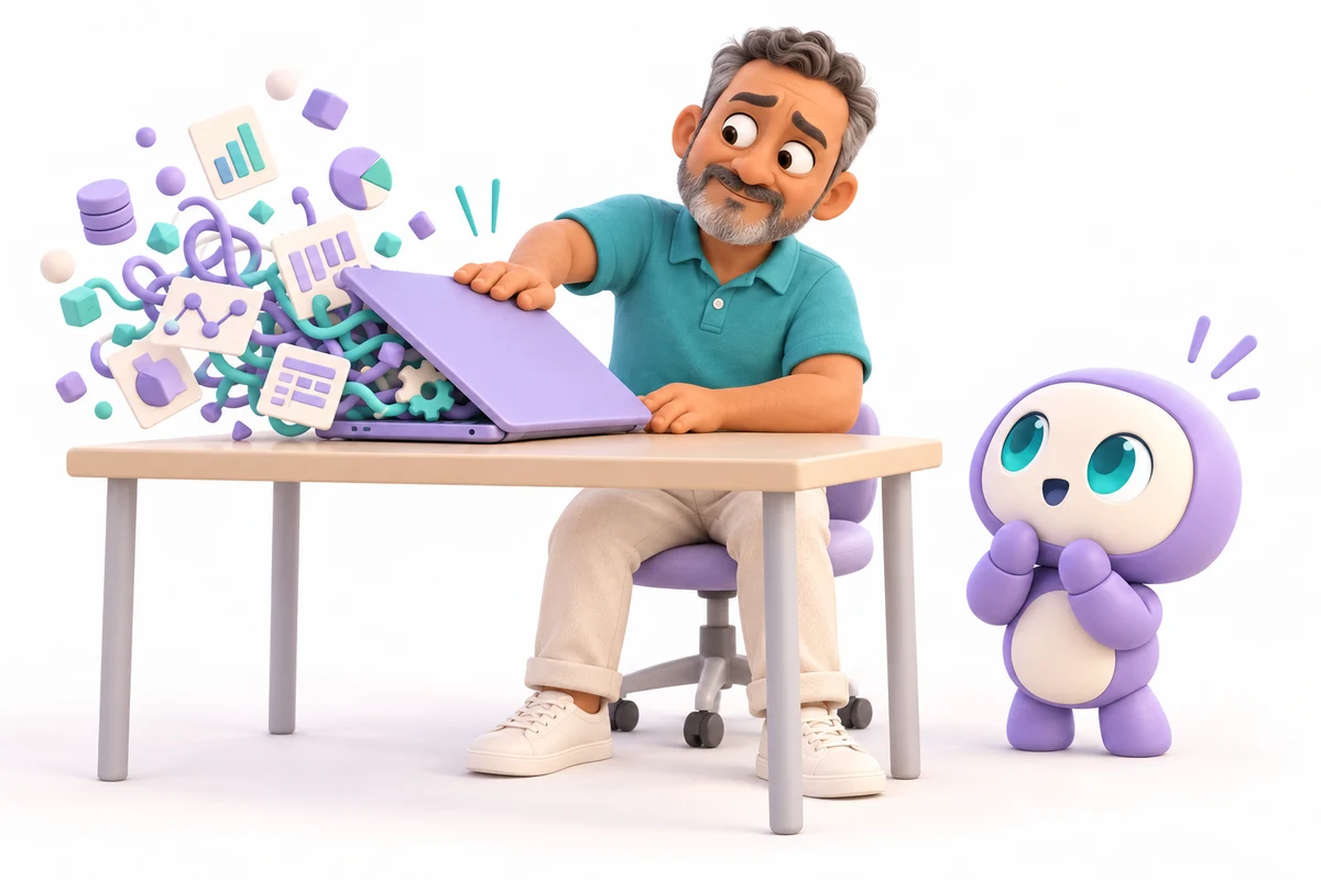 Chris and his lavender helper: So Chris Starts Googling