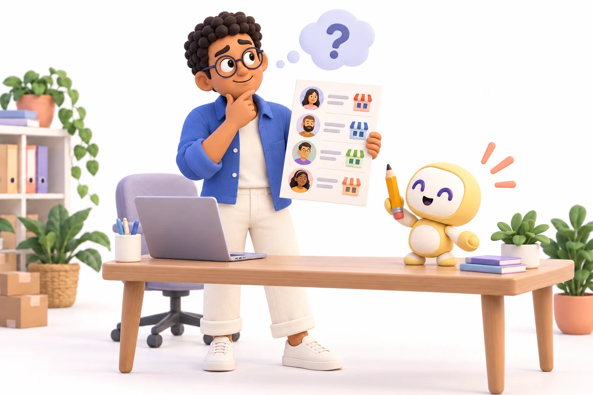 Ben holds a list of promising companies and wonders what comes next